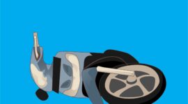 Ilustrasi Kecelakaan Motor. (Dok. Harianjayakarta.com/M Rifai Azhari)

