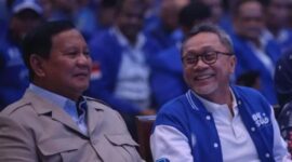 Presiden terpilih Prabowo Subianto Bersama Ketua Umum Partai Amanat Nasional (PAN), Zulkifli Hasan. (Instagram.com/@zul.hasan)