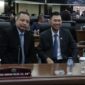Nova Harivan Paloh dan Jupiter Ketua Fraksi NasDem DPRD Jakarta (Dok Harianjayakarta/Edi Prayitno)
