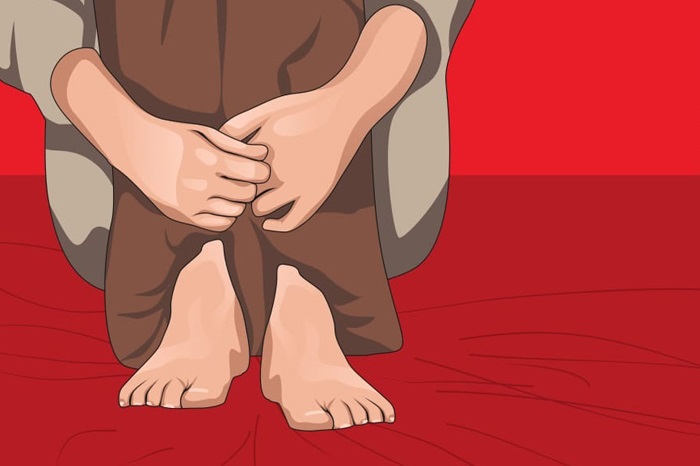 seorang anak perempuan Disiksa Ayahnya di Surabaya. (Dok. Sapulangit Media Center/M. RIfai Azhari)