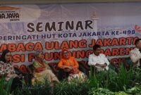 Seminar Membaca Ulang Jakarta: Dari Visi Founding Parents Hingga Kota Smart City. (Dok. Panitia Seminar)
